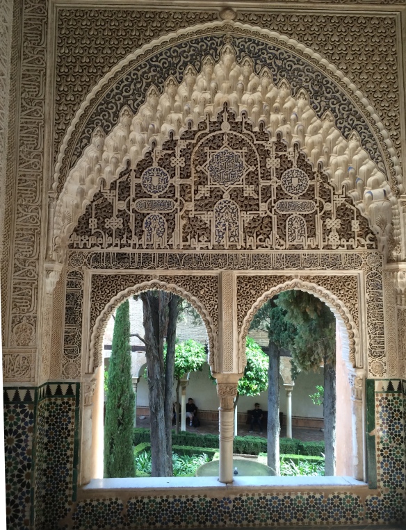 Window overlooking a courtyard, Nazaries Palace