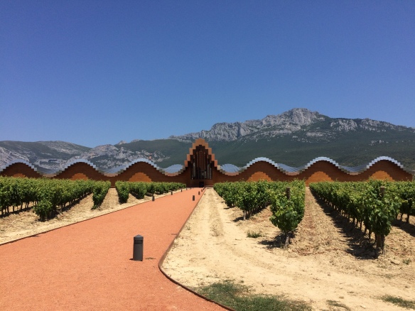 Ysios Winery. If they had had a tour, I would be able to tell you who the architect was.